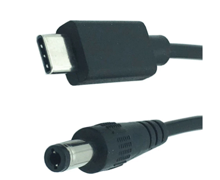 USB DC5.5X2.1 Male to Type-C Cable