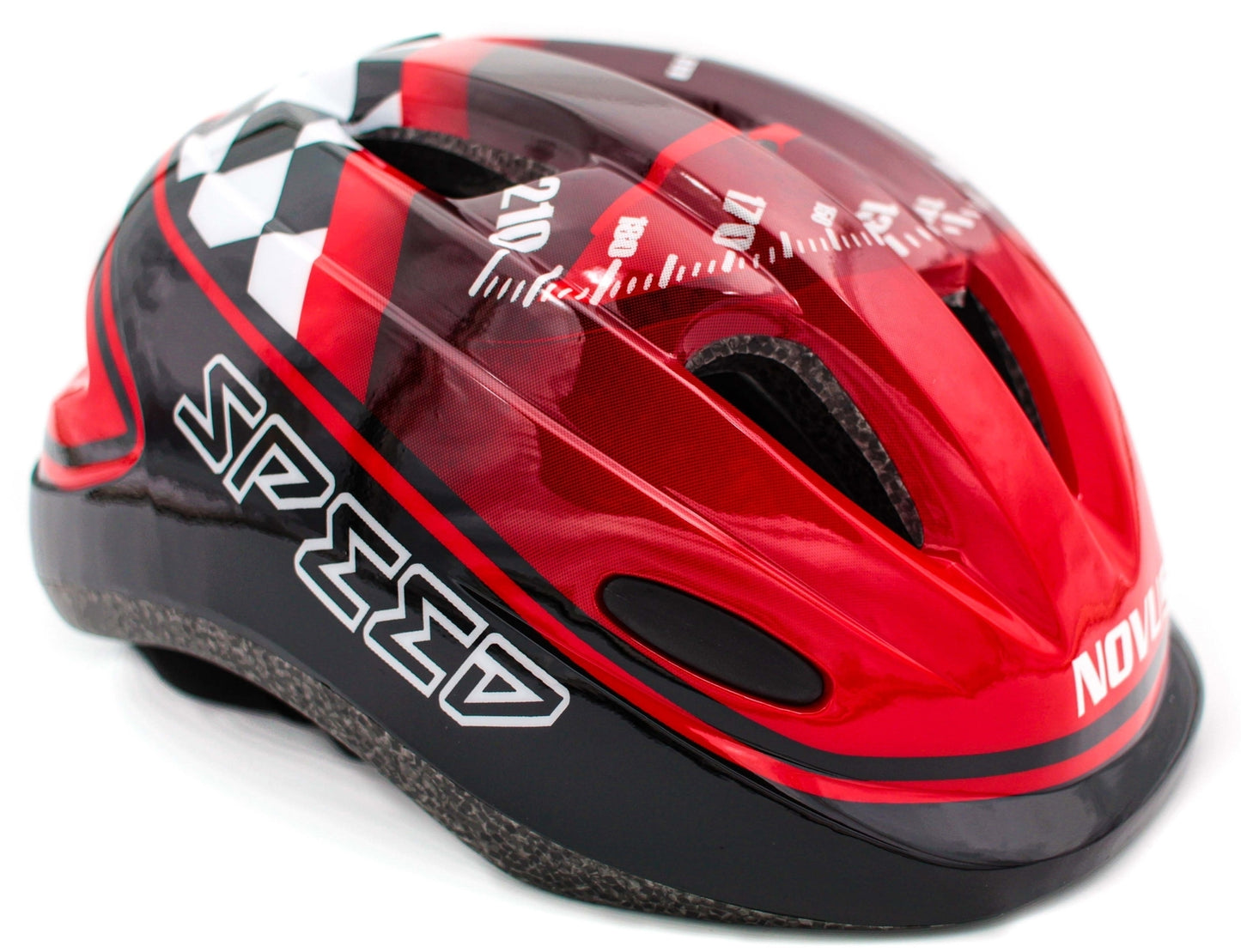 Children's helmet racer red